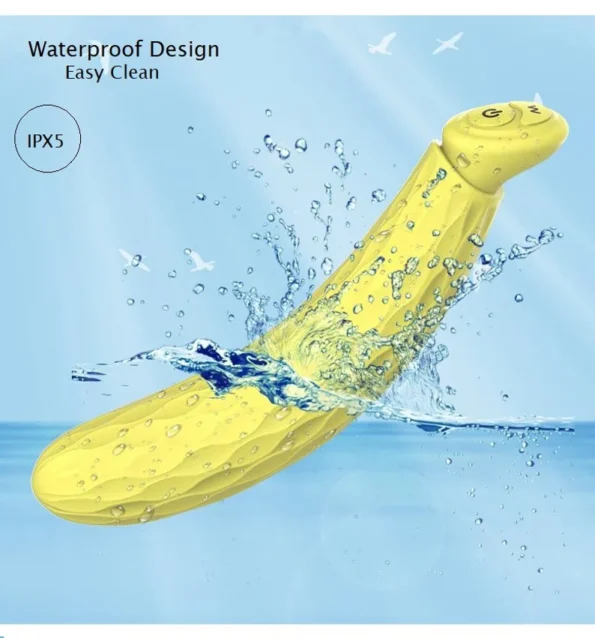 banana shaped vibrator sex toy waterproof