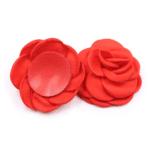 Rose NIpple Pasties Red